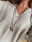 Laundry B Free Spirit Dempsey Zebi Necklace